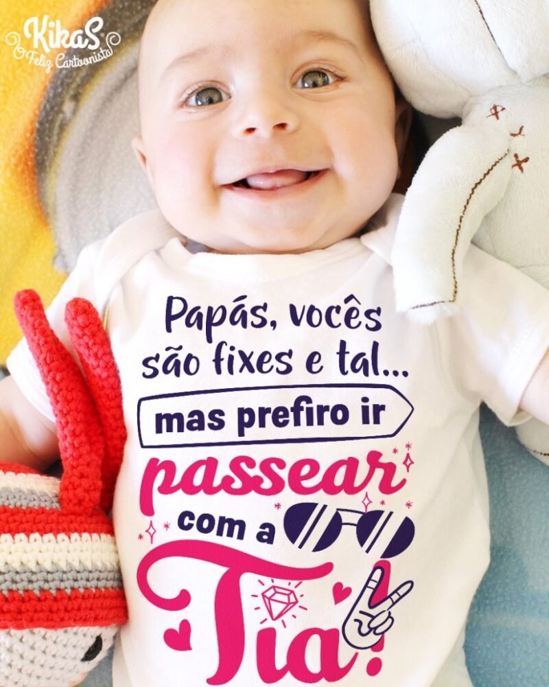 Bodie Passear com a Tia - Prendas Personalizadas