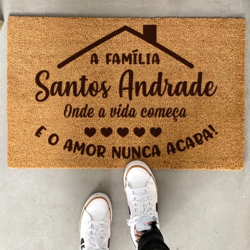 Tapete Casa Família e o Amor