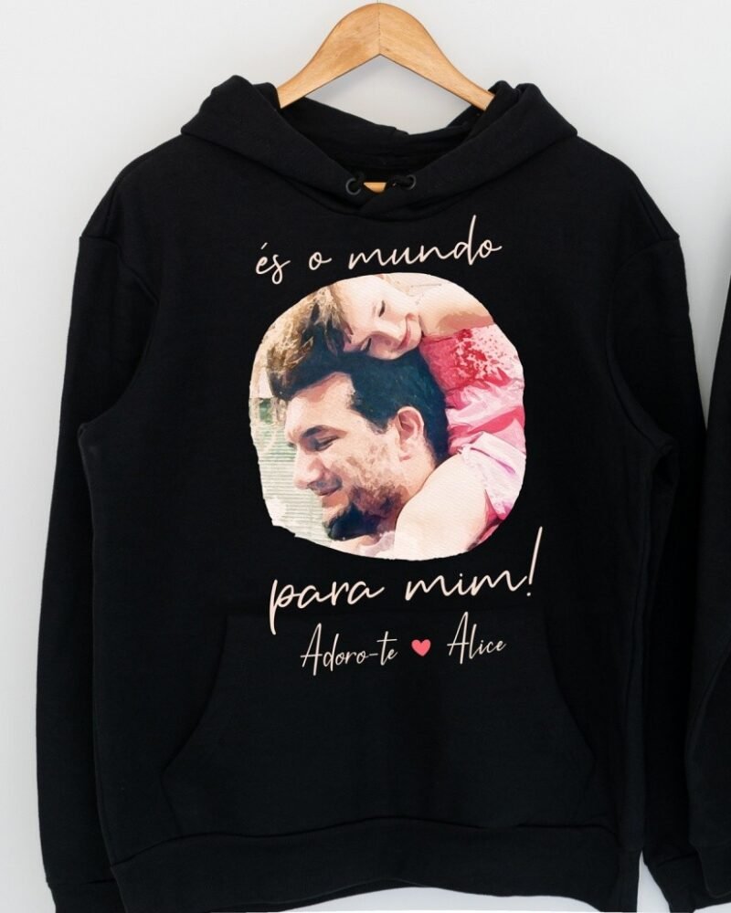 T-Shirt com Foto Aguarela