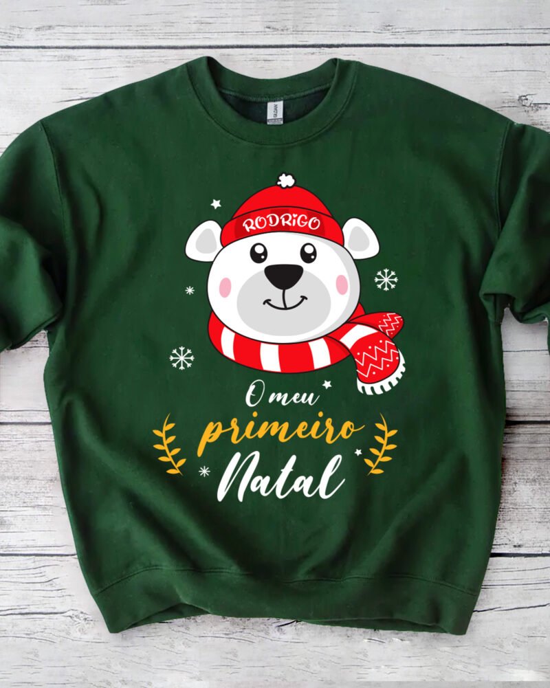 Camisola de Natal Família Ursinhos