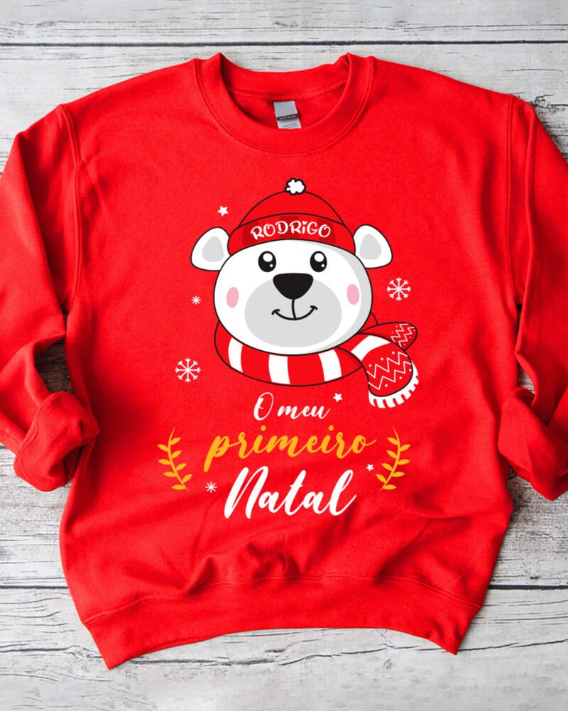 Camisola de Natal Família Ursinhos