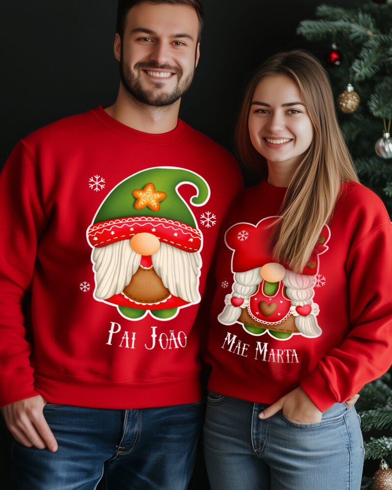 Camisola de Natal Gnomos Fofinhos