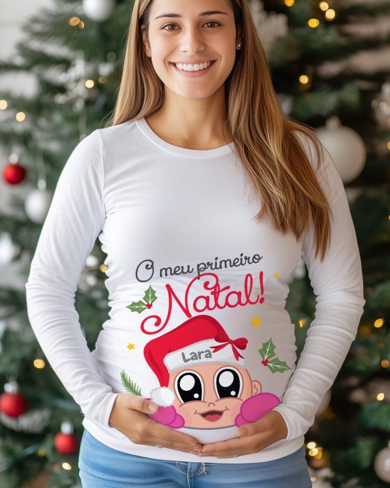 Blusa de Grávida – O Meu Primeiro Natal